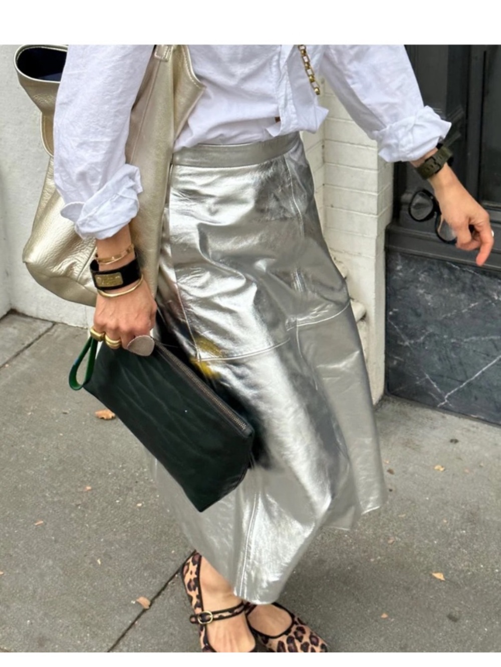 Parker Thatch Limited Edition Irene’s Favorite Leather Skirt XS